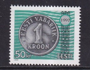 Estonia  #327  MNH  1997  one Kroon coin    50k