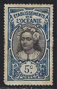 French Polynesia 25 MOG L224