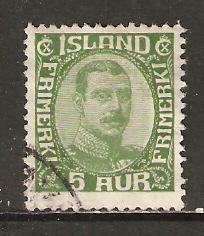 Iceland   #111  used  (1920)  c.v. $2.25