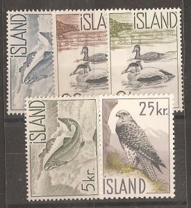 Iceland SC 319-23 Mint, Never Hinged