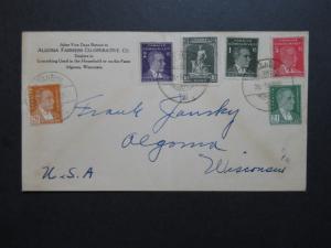 Turkey 1955 Commercial Cover to USA / Light Fold - Z8671