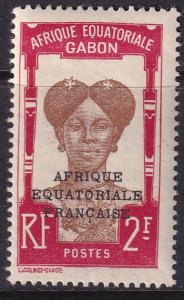 Gabon 1924 Sc 109 MLH*