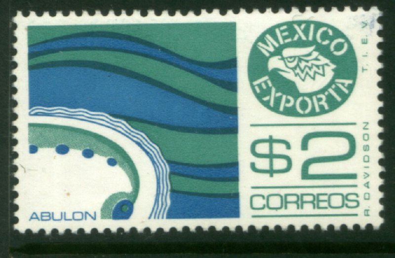 MEXICO Exporta 1117a $2P Abalone. Unwmk Fosfo Paper 4 MINT, NH. VF.