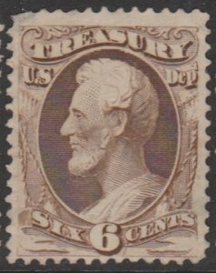 U.S. Scott #O75 Lincoln - Official Treasury Stamp - Mint Single