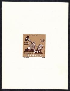 Senegal Louis Armstrong Proof (Scott #C106) MNH (Note)