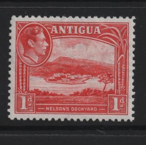 Antigua 1938 SG99 One Penny, KGVI, mounted mint