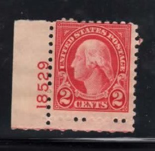 583 mint plate number single #18529 never hinged