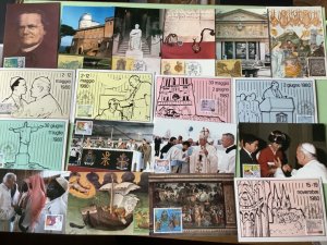 Vatican postal postcards  18 items Ref A2019