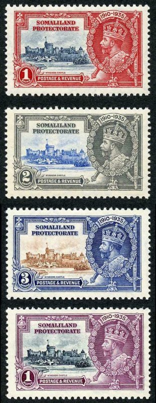 Somaliland SG86/9 1935 Silver Jubilee Very lightly m/m