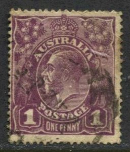 STAMP STATION PERTH Australia #22 KGV Head Used Wmk.9 - CV$1.60