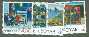 Faroe Islands #397-400  Single (Complete Set) (Art)