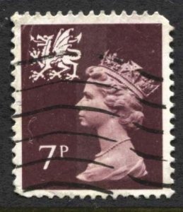 STAMP STATION PERTH Wales #WMH8 QEII Definitive Used 1971-1993