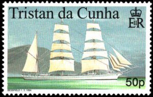 Tristan da Cunha #624-627, Complete Set(4), 1998, Ships, Never Hinged