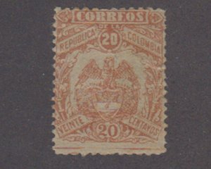 Colombia - 1892 - SC 154b - HR - small hinge thin