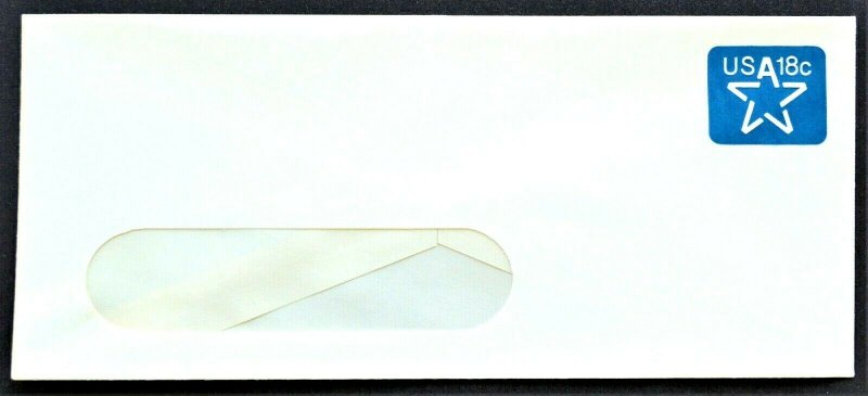 US 1981 Sc. #U593 stamped window envelope mint entire, excellent condition