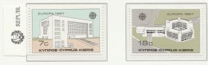 CYPRUS EUROPA CEPT 1987 MNH** A28P21F28006-