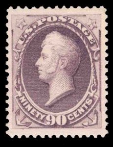 MOMEN: US STAMPS #218 MINT OG NH PSE GRADED CERT XF-90J LOT #78470*