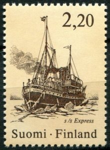 Finland Sc#740d MNH, 2.20m multi, Stamp Exhibition FINLANDIA '88 - Ships (1986)