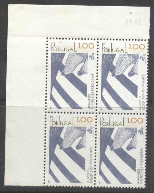 Portugal 1978 Traffic safety x 4, block, MNH    S.157