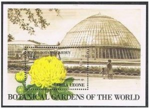 Sierra Leone 1428, MNH. Michel 1727. Kyoto Botanic Gardens, 1991. Chrysanthemum.