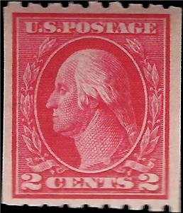 VEGAS - 1912 - Sc# 411 Coil - MNH, Undisturbed OG - Centering! (DU7)