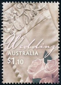 Australia 2008 $1.10 Embroidery From Wedding Dress Sheet SG3079 Fine Used (1)