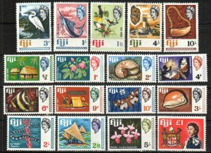Fiji Stamp 240-256  - Definitive set of 1968