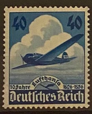 [AG] Germany 1936 Sc #469 Mi 603 MNH OG XF Mi-CV 65€