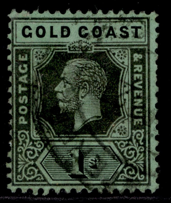 GOLD COAST GV SG95, 1s black/emerald, FINE USED.