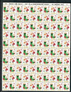 Christmas Seals from 1964 - Full MNH sheet of 100