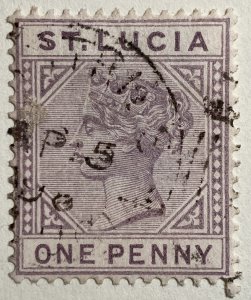 AlexStamps ST LUCIA #29 SUPERB Mint