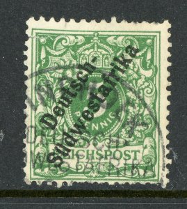 Germany 1898 Southwest Africa 5pf Green Scott 8 VFU E283