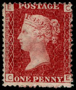 SG43, 1d rose-red PLATE 151, LH MINT. Cat £75. CE