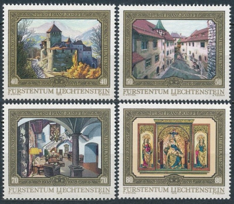 1978 Liechtenstein 706-709 Architecture 3,50 €