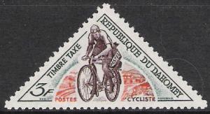 Dahomey #J37 Postage Due Bicycle MH