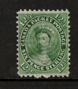 Canada #18 Very Fine+ Used With Light Cancel