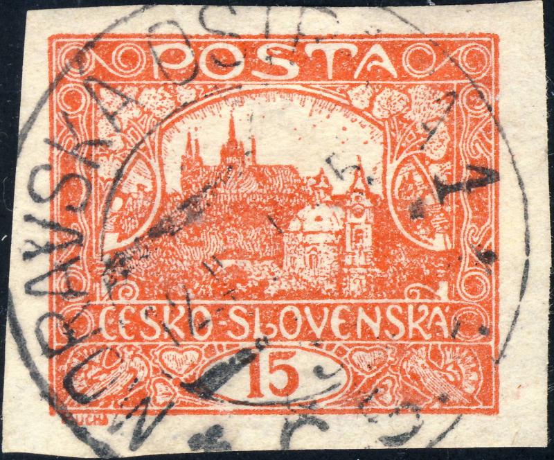 TCHECOSLOVAQUIE / CZECHOSLOVAKIA MORAVASKÁ OSTRAVA 1*Č.S.P. (V1455-1) /Mi.26Ua