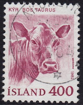 Iceland - 1982 - Scott #557 - used - Cow