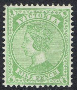 VICTORIA 1886 QV 9D GREEN 