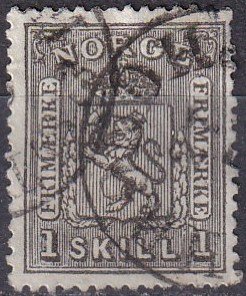 Norway #11  F-VF  Used  CV $55.00  (Z7993)