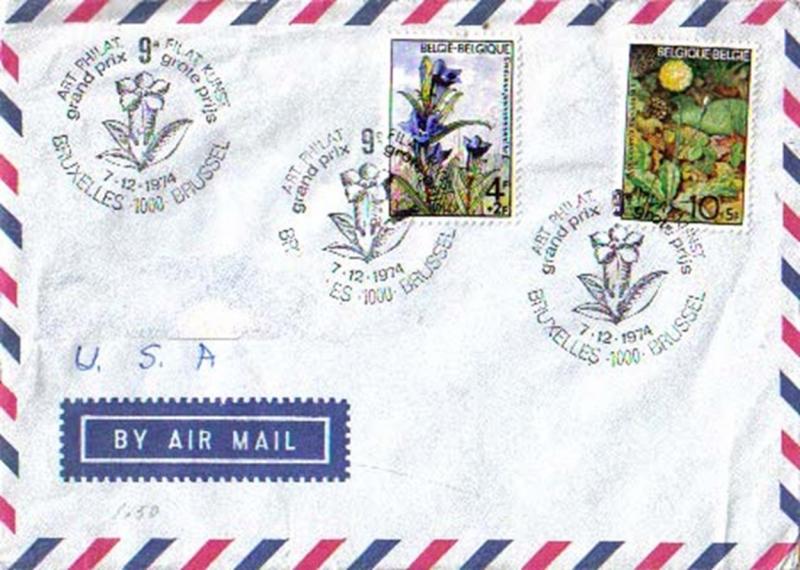 Belgium, Stamp Collecting, Flowers