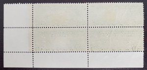 US Stamps - SC# C9 - 2 MNH  2MH - Engraver’s Block Of 4 - SCV - $38.00