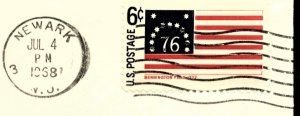 United States - COVER WITH SC #1348 - USED - 1968 - Item USA4014