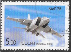 Russia 6921 Used - Birth Centenary of Artem Mikoyan (Aircraft Designer) - MiG-25