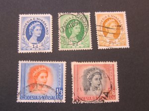 Rhodesia 1954 142-43B,150-1 FU