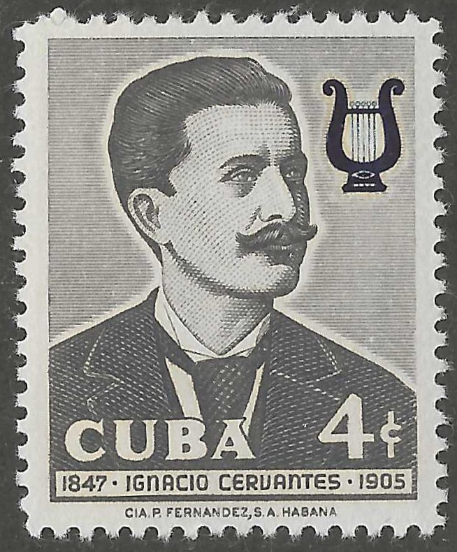 Cuba, stamp, Scott#596, mint, never, hinged, 4, cents, Music,