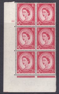 2½d Wilding Tudor Wmk Cylinder 22 Dot perf type A(E/I) UNMOUNTED MINT/MNH