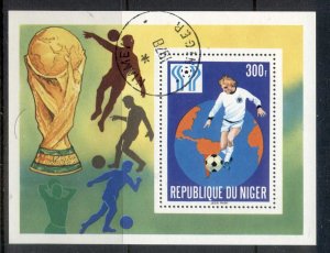 Niger 1978 World Cup Soccer MS CTO