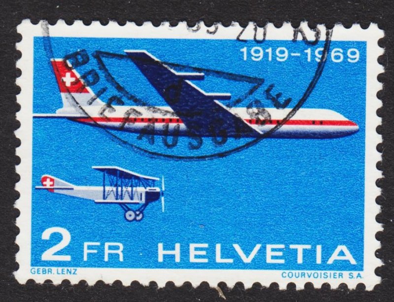 Switzerland Scott 499 VF used. Key issue.