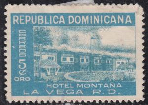 Dominican Republic 440 Montana Hotel 1950